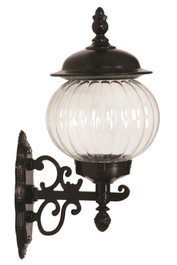 Opviq Lámpara de Pared Exterior Negra BAP-68187-M3
